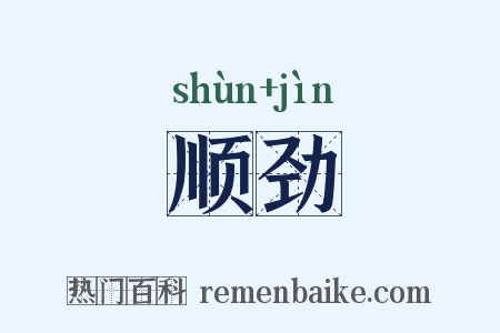 顺劲是什么意思的图片